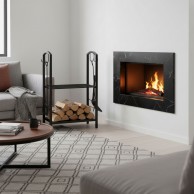 Metalinis medinis stovas su priedais FUEGO Namams ir Sodui