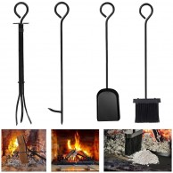 Metalinis medinis stovas su priedais FUEGO Namams ir Sodui