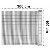 PVC balkono uždanga 100x300 cm „BARU“, antracito spalvos - PirkPatogiai.lt