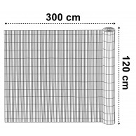 PVC balkono uždanga 120x300 cm „BARU“, antracito spalvos - PirkPatogiai.lt