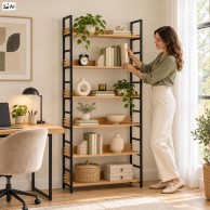 „Draven Craft“ pramoninio stiliaus „loft“ stelažas - PirkPatogiai.lt