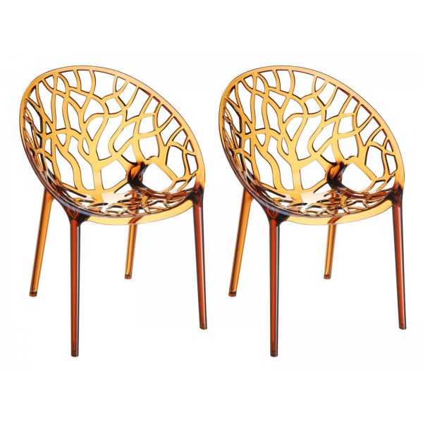 2 vnt. rinkinys CRYSTAL sukraunamos kėdės - PirkPatogiai.lt