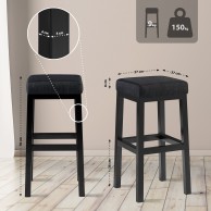 Baras kėdė Taylor B80 Audinys