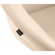 Baras kėdė Miami V2 Dirbtinė oda, kreminė spalva