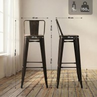 Baras kėdė Mason antik