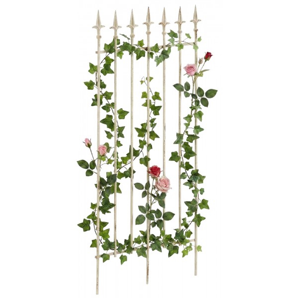 Sodo grotelės ELISA 100 x 50 cm, senovinio kreminės spalvos - PirkPatogiai.lt
