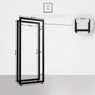 Malkų stovas Keri V2 25x60x150 - PirkPatogiai.lt