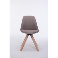 Lankytojų kėdė „Troyes“ su pasukamuoju mechanizmu, „Natura“ audiniu, „Square“ modelis - PirkPatogiai.lt