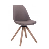 Lankytojų kėdė „Troyes“ su pasukamuoju mechanizmu, „Natura“ audiniu, „Square“ modelis - PirkPatogiai.lt