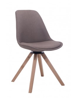 Lankytojų kėdė „Troyes“ su pasukamuoju mechanizmu, „Natura“ audiniu, „Square“ modelis