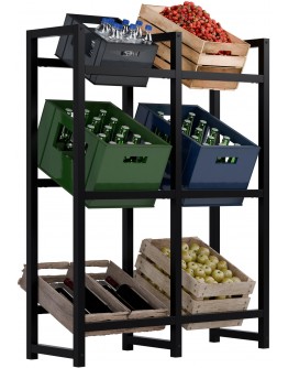 6 gėrimų dėžių stovas „Stack“