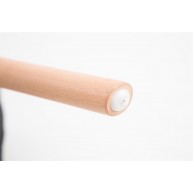 Kėdė Florian Audinys juodas, natūralus - PirkPatogiai.lt