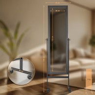 Stovinis veidrodis „Yolanda“ kampinis - PirkPatogiai.lt