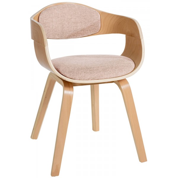 Kėdė Kingston Austas audinys natura/kreminė