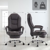 Biuro kėdė Castle Audinys