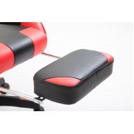 Biuro kėdė „Boavista“ dirbtinė oda su atrama kojoms