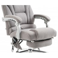 Biuro kėdė „Pacific“ iš audinio su masažo funkcija