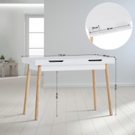 Rašomasis stalas Porto 110 cm V2