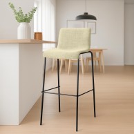 Baras kėdė Hoover audinys 4 kojų rėmas juodas