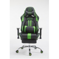 Racing biuro kėdė Limit V2 dirbtinė oda su kojų atrama