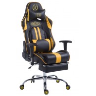 Racing biuro kėdė Limit V2 dirbtinė oda su atrama kojoms