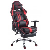 Racing biuro kėdė Limit V2 dirbtinė oda su atrama kojoms