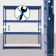 Sandėlio lentynos 160x60x180 cm - PirkPatogiai.lt