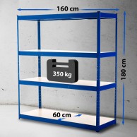 Sandėlio lentynos 160x60x180 cm - PirkPatogiai.lt