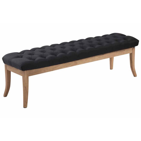 Sėdimoji suolelė „Ramses“, audinys, senovinio atspalvio šviesus, 150 cm - PirkPatogiai.lt