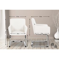 Kėdė „Puka“ dirbtinė oda - PirkPatogiai.lt