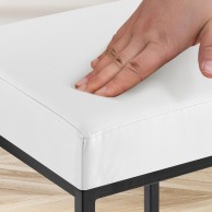 2 vnt. baro kėdžių rinkinys „Montreal 85“ dirbtinė oda, juoda