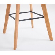2 vnt. baro kėdžių rinkinys „Metz“ plastikinis natūralus