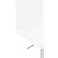 2 vnt. baro kėdžių rinkinys „Cadiz“ dirbtinė oda, nerūdijantis plienas