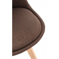 4 vnt. kėdžių rinkinys „Linares“ audinys