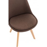 4 vnt. kėdžių rinkinys „Linares“ audinys