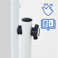 Stovinis veidrodis „Nane Oval“ - PirkPatogiai.lt