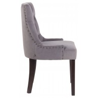 4 vnt. valgomojo kėdžių rinkinys „Aberdeen“ iš antikvarinio aksomo
