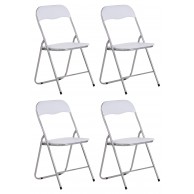 4 vnt. sulankstomų kėdžių rinkinys „Felix“ - PirkPatogiai.lt