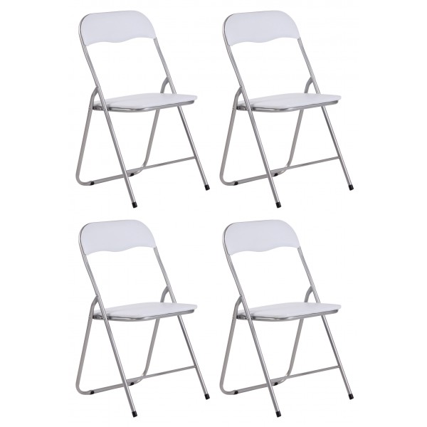 4 vnt. sulankstomų kėdžių rinkinys „Felix“ - PirkPatogiai.lt