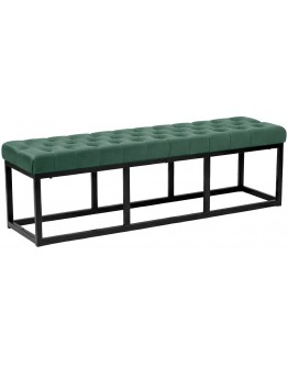 Sēdamais dīvāns Polson Velvet Black 150 cm
