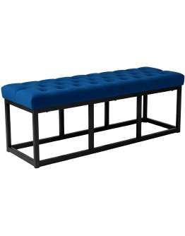 Sēdamais dīvāns Polson Velvet Black 120 cm