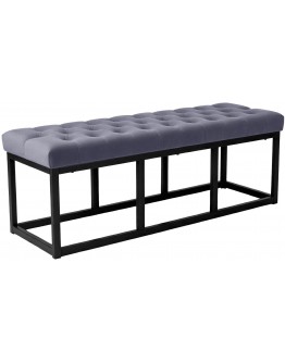 Sēdamais dīvāns Polson Velvet Black 120 cm