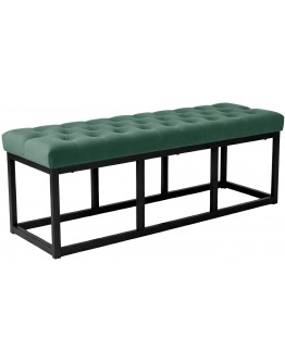 Sēdamais dīvāns Polson Velvet Black 120 cm