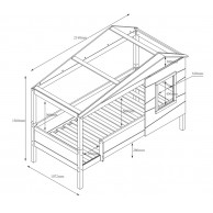Vaikiška lovelė „Tessa“ - PirkPatogiai.lt