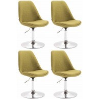 4 kėdžių rinkinys „Maverick C“ iš audinio - PirkPatogiai.lt