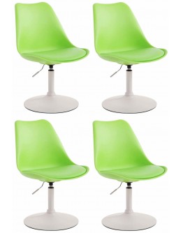 4 vnt. valgomojo kėdžių rinkinys „Maverick W“ iš plastiko