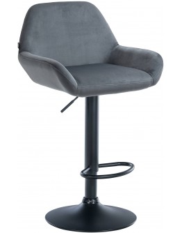 Baras kėdė Braga Velvet juoda