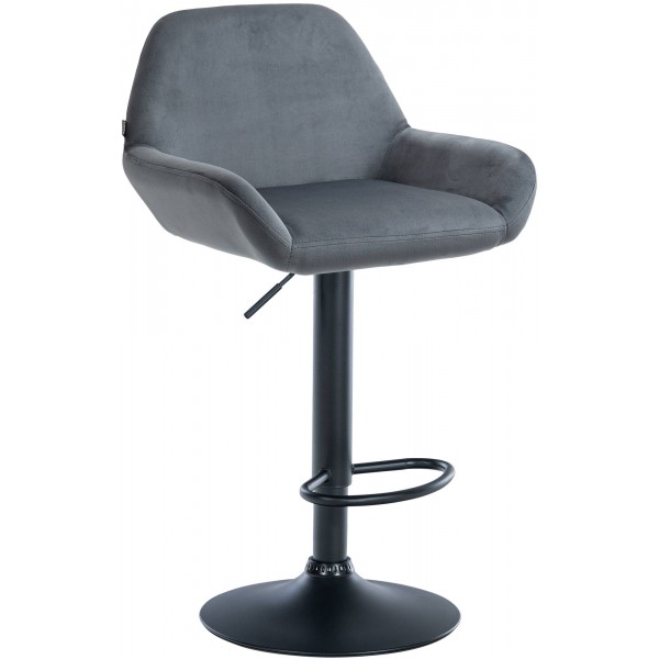 Baras kėdė Braga Velvet juoda