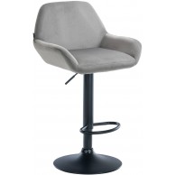 Baras kėdė Braga Velvet juoda