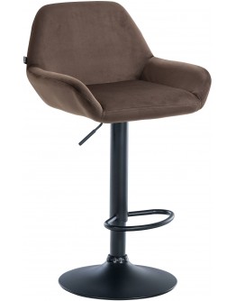 Baras kėdė Braga Velvet juoda